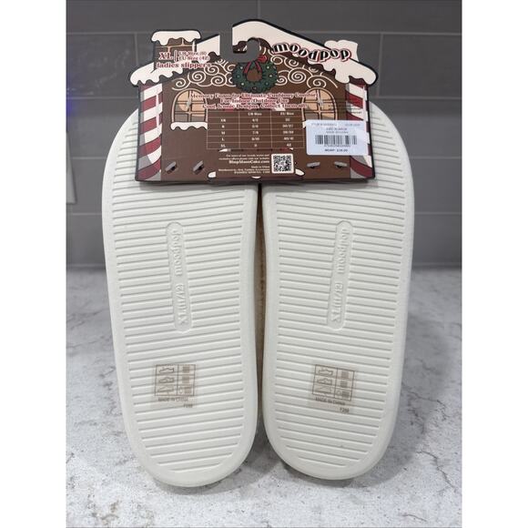 GINGERBREAD Ladies XL Size 11 Memory Foam Hood Back Slippers House Shoes NEW - Picture 5 of 7